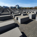 Betonstelen im Denkmal für die ermordeten Juden Europas